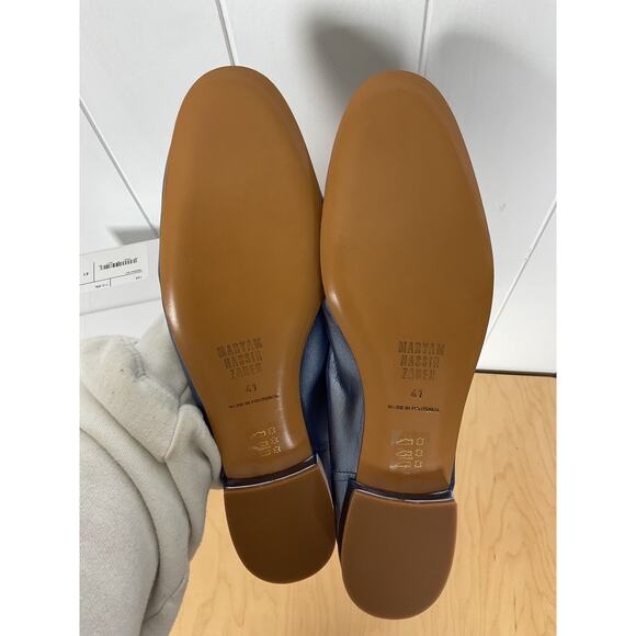 Maryam Nassir‎ Zadeh Women's Serafina Flat Metallic Lavendar Round Toe Flat EU41 - Picture 7 of 7